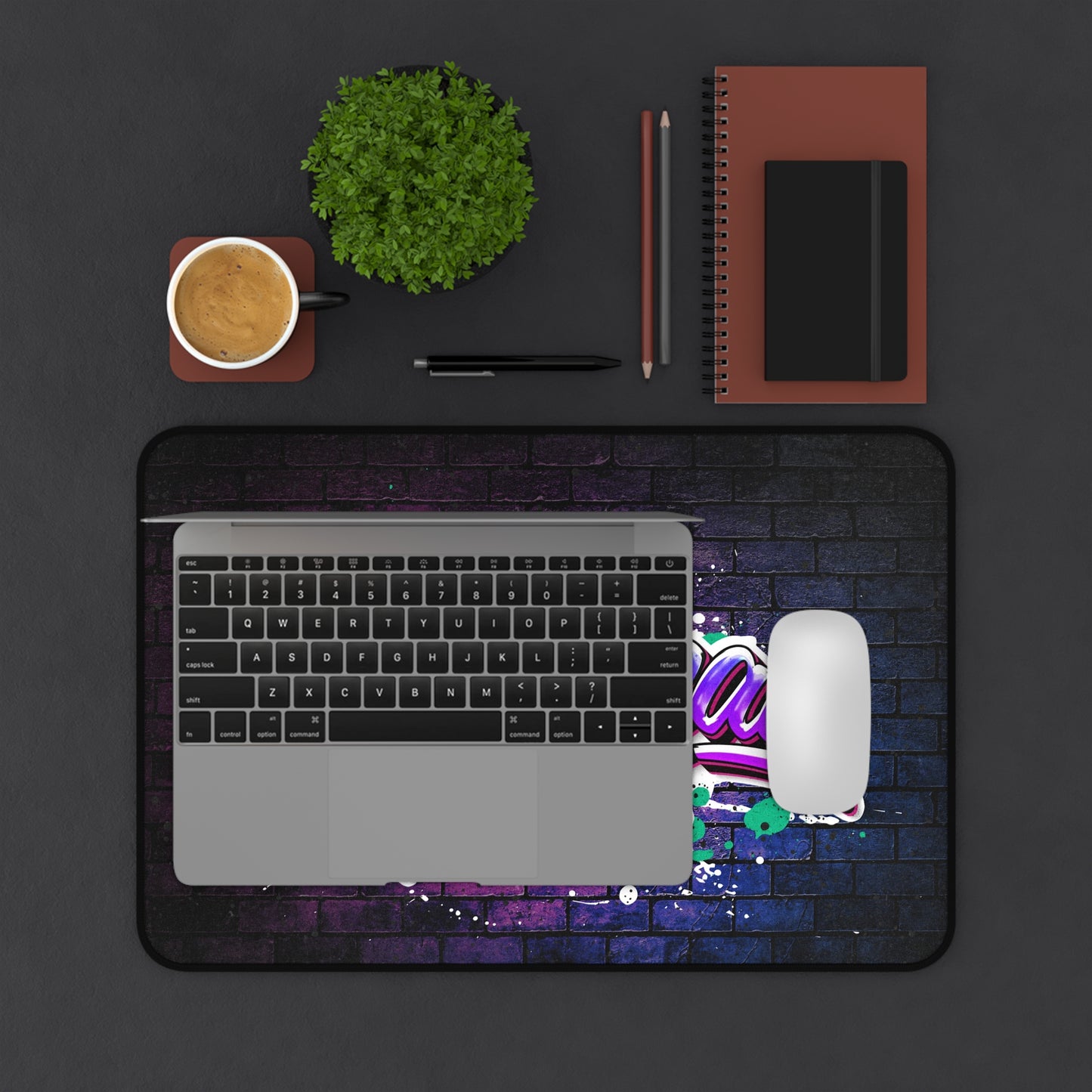 Fast Break Lax Desk Mat - Stylish Gaming & Office Gear