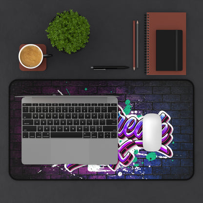 Fast Break Lax Desk Mat - Stylish Gaming & Office Gear