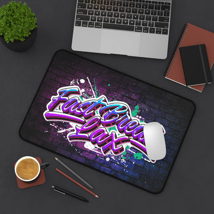 Fast Break Lax Desk Mat - Stylish Gaming & Office Gear