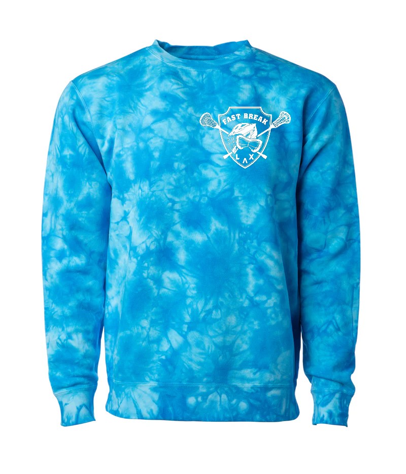 Blue Tie-Dye Sweatshirt